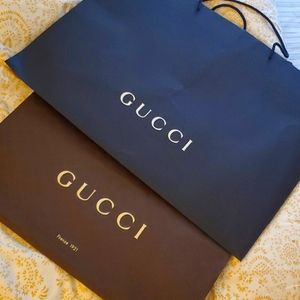 2 GUCCI Shopping Bags